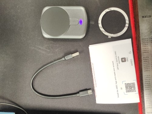 A1A  AI Voice Recorder Magnetic Audio Recorder Support 60 Languages Noise Reduction App Control Recording Device for Lectures Meetings Interviews