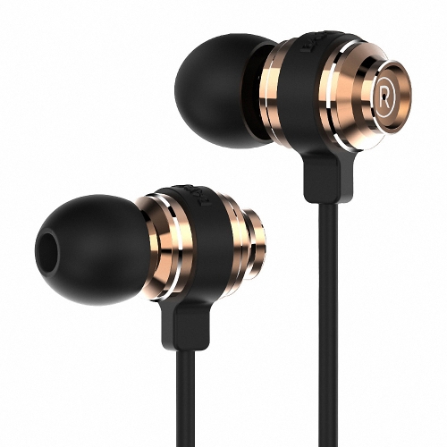 BAYASOLO V19 Auricular In-ear Auriculares Estéreo Deportes Deportivos Corriendo Auriculares Manos Libres 3.5mm con Micrófono para iPhone Samsung S8 + Note 8