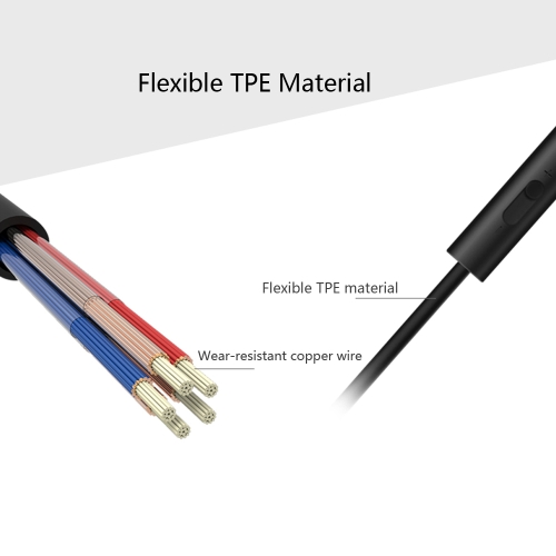 

V9S BAYASOLO Stereo In-Ear Earphone HiFi Sound Headphone 3.5mm Jack Wired Earbud Volume Control Hands-free Call Headset for Smartp