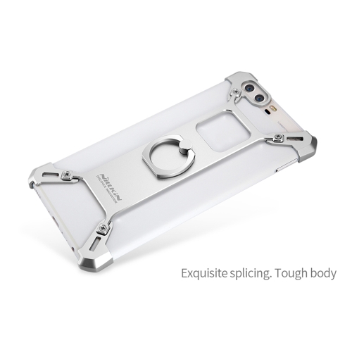 

NILLKIN Barde Metal Case With Ring Holder For HUAWEI P10 Plus Phone Stand Cover Aluminum Alloy Bumper Case