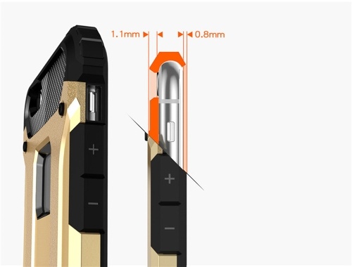 

For iPhone 6 Case / iPhone 6S Case Slim Fit Dual Layer Hard Back Cover Bumper Protective Shock-Absorption & Skid-proof Anti-Scratch Case for Apple iPhone 6 / 6S 4.7 inch