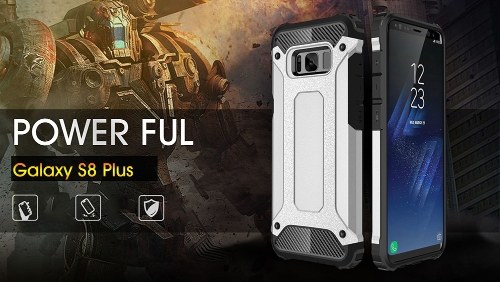 

For Samsung Galaxy S8 Plus Case Slim Fit Dual Layer Hard Back Cover Bumper Protective Shock-Absorption & Skid-proof Anti-Scratch Case 6.2 inch