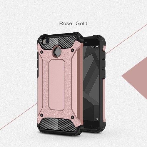 

For Xiaomi Redmi 4X Case Slim Fit Dual Layer Hard Back Cover Bumper Protective Shock-Absorption & Skid-proof Anti-Scratch Case 5 inch