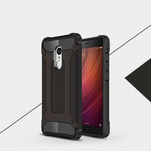 

Для Xiaomi Redmi Примечание 4 Корпус Slim Fit Dual Layer Hard Back Cover Bumper Защитный амортизатор и противоскользящий корпус для защиты от царапин 5.5 inch
