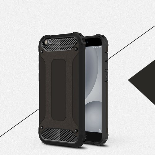 Para Xiaomi 5C Caso Slim Fit Dual Layer Capa Dura Amortecedor Amortecedor de Proteção-Shock-Absorção & Skid-prova Anti-Scratch Caso 5.15 polegadas