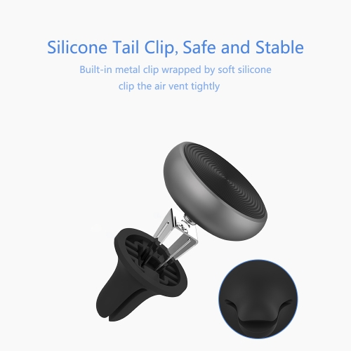 

Dolphin Magnetic Car Mount Air Vent Phone Holder Aluminum Alloy Magnetic Phone Stand for Smartphone Tablet