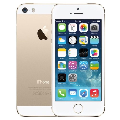 

Apple iPhone 5S 4G Refurbished Mobile Phone 4.0inch 16GB 32GB 64GB ROM iOS 9.3 Dual Core 1560mAh 8MP 4G LTE Unlocked Smartphone