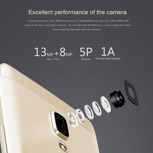 

CUBOT Cheetah Smartphone 4G Android 6.0 OS MTK6753A Octa Core 5.5 "IPS FHD Экран 3 ГБ ОЗУ 32 ГБ ROM 8MP 13MP Двойные камеры 7
