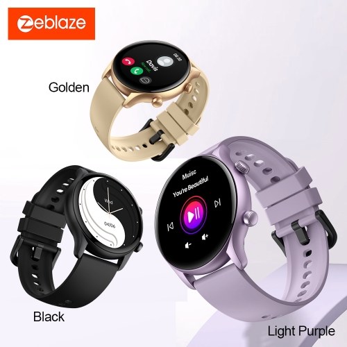 Zeblaze Btalk 3 Plus Smartwatch with Crystal-Clear 1.39-inch Color Display, Heart Rate & Fitness Tracker 