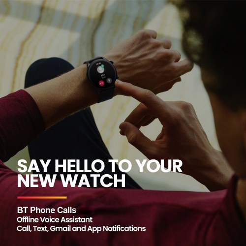 Zeblaze Btalk 3 Plus Smartwatch with Crystal-Clear 1.39-inch Color Display, Heart Rate & Fitness Tracker 