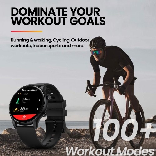 Zeblaze Btalk 3 Plus Smartwatch with Crystal-Clear 1.39-inch Color Display, Heart Rate & Fitness Tracker 