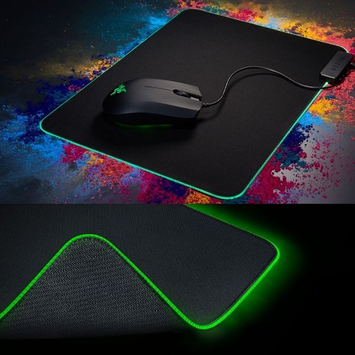 

Razer Goliathus Series Mouse Pad Computer Professional Game Desk Mousepad Keyboard Mat for Warcraft Dota LOL Speed Cosmic Edition L 17.48*13.98in