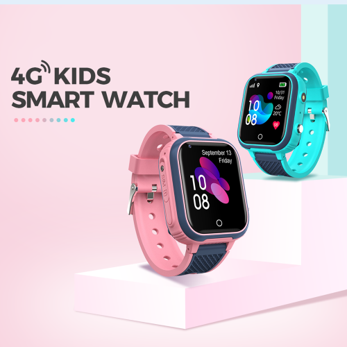 LT21 Kids Smartwatch 4G GPS Tracker Kids Mobile Smartwatch with WiFi, SMS, Calls, Voice and Video Chat, BT, Alarm Clock, Pedometer, Wrist Watch 