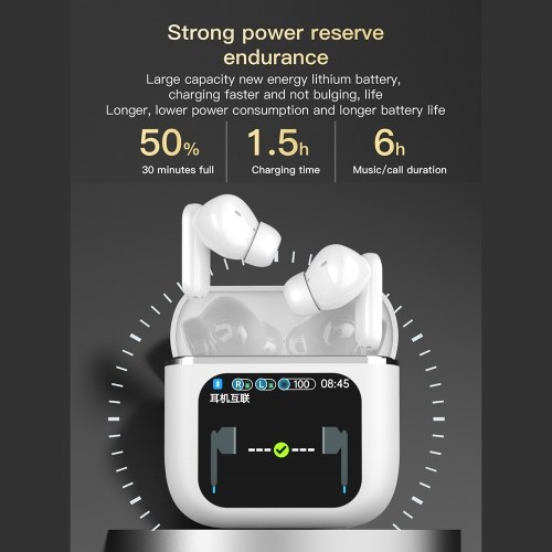 SE-60 Touch Screen Wireless Earbuds: High Fidelity Sound with Long Endurance 