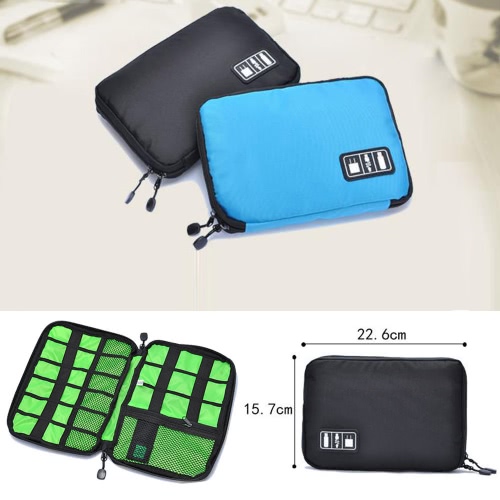 

Travel Organizer Case Storage Bag Gadget Kit for Electronic / Phone Accessories / USB Cables / Earphone / Power Banks / Hard Disk