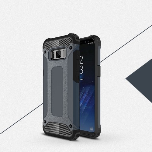

Для Samsung Galaxy S8 Case Slim Fit Dual Layer Hard Back Cover Bumper Защитный амортизатор и противоскользящий корпус для защиты от царапин 5.8 inch