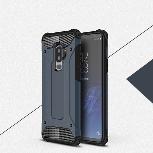 

Для Samsung Galaxy S9 Plus Case Slim Fit Dual Layer Hard Back Cover Bumper Защитный амортизатор и противоскользящий корпус для защиты от царапин 6.2 inch