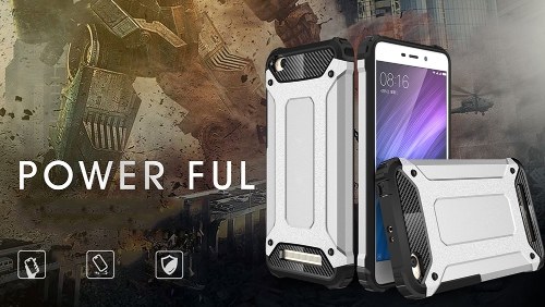 

For Xiaomi Redmi 4A Case Slim Fit Dual Layer Hard Back Cover Bumper Protective Shock-Absorption & Skid-proof Anti-Scratch Case 5 inch