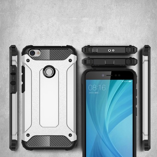 

For Xiaomi Redmi Note 5A Case Slim Fit Dual Layer Hard Back Cover Bumper Protective Shock-Absorption & Skid-proof Anti-Scratch Case 5.5 inch