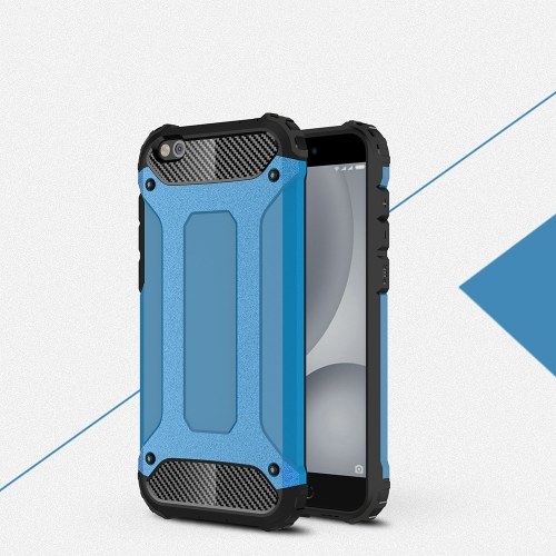

For Xiaomi 5C Case Slim Fit Dual Layer Hard Back Cover Bumper Protective Shock-Absorption & Skid-proof Anti-Scratch Case 5.15 inch