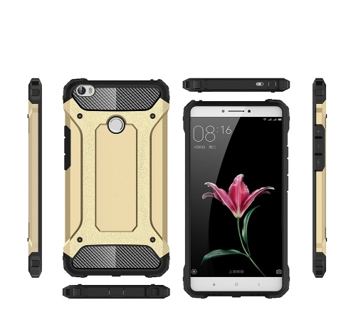 

For Xiaomi Max Case Slim Fit Dual Layer Hard Back Cover Bumper Protective Shock-Absorption & Skid-proof Anti-Scratch Case 6.44 inch