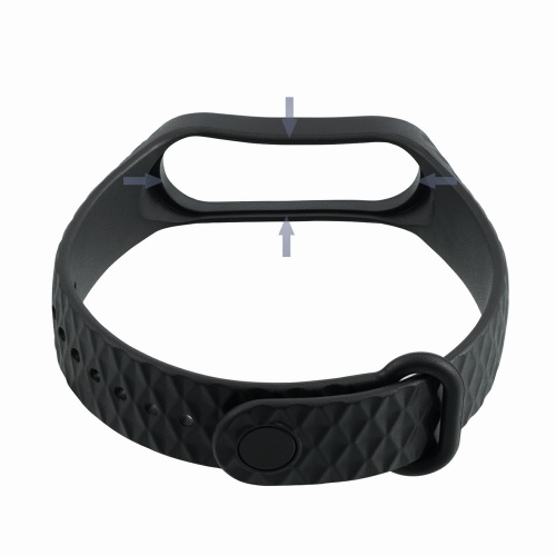 

Replacement 220mm Wriststrap Watch Band for Xiaomi Miband 3 Smart Bracelet