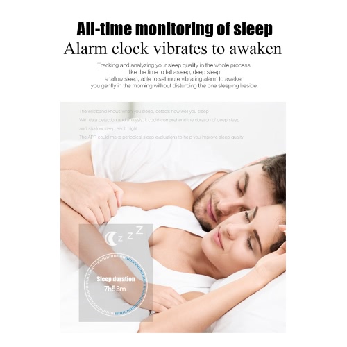 S1 Dynamic Heart Rate Smart Health BT Sport Watch Wristband Bracelet 0.96" OLED Call Notification Pedometer Alarm Anti-lost Sleep