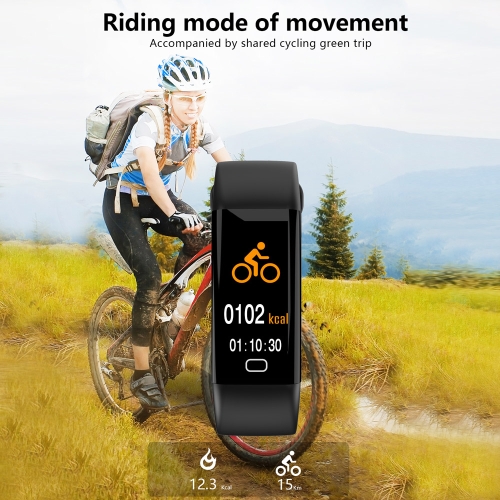 

F07 IP68 Waterproof Color Screen Fitness Band Smart Bracelets Heart-rate BT Sport Wristband Calls Notification Activity Tracking Sleep Monitor for iPhone 8 Plus Samsung S8+ iOS8 Android4.4