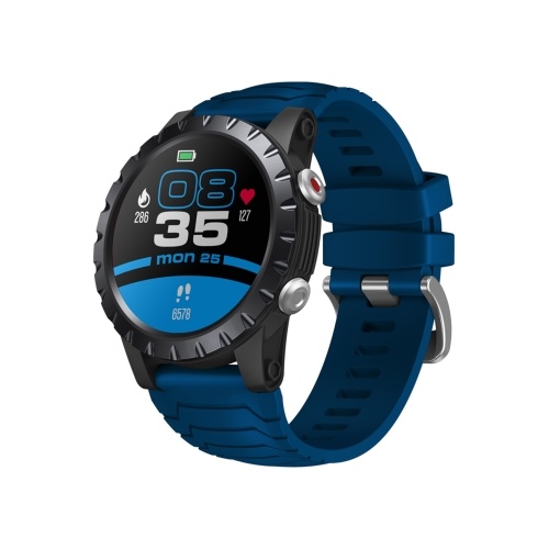 

Zeblaze Stratos Premium Multi-sport GPS Smartwatch 1.32'' Full-Touch Screen 360*360 Resolution 4-satellite Positioning 50M Waterproof Fitness Tracker Heart Rate/Sleep/Stress Monitor 25- day Battery Life Massive Dial/Custom Dial Message/Call Reminder Music