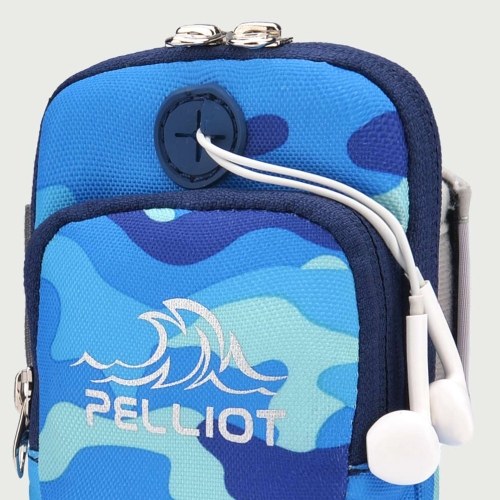 

Xiaomi Pelliot Arm Band Phone Case Jogging Package With Earphone Plug Pouch Gym Armband Universal Waterproof Phone Wallet Pouch