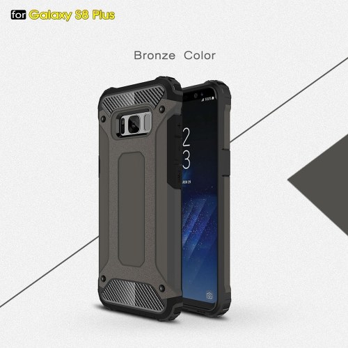 

For Samsung Galaxy S8 Plus Case Slim Fit Dual Layer Hard Back Cover Bumper Protective Shock-Absorption & Skid-proof Anti-Scratch Case 6.2 inch