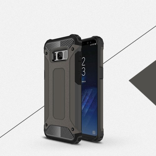 

Для Samsung Galaxy S8 Case Slim Fit Dual Layer Hard Back Cover Bumper Защитный амортизатор и противоскользящий корпус для защиты от царапин 5.8 inch