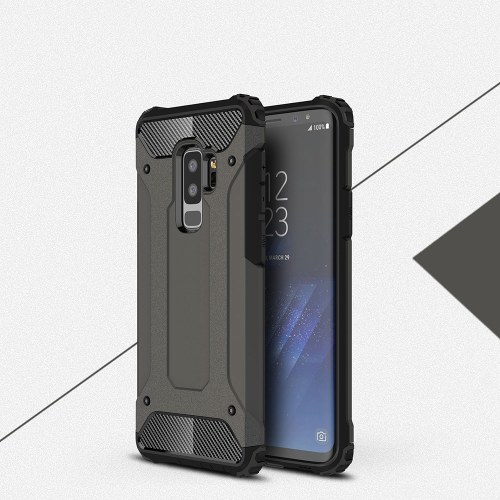 

Для Samsung Galaxy S9 Plus Case Slim Fit Dual Layer Hard Back Cover Bumper Защитный амортизатор и противоскользящий корпус для защиты от царапин 6.2 inch