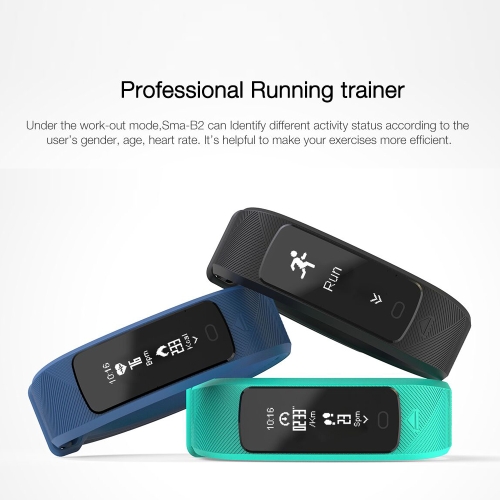 

SMA B2 Smart Band 3ATM Water-resisitant Heart Rate Blood Pressure Checker