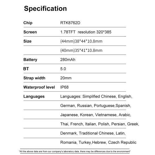 

DT100 Plus 1.75 inches 320x385px BT Calling Smart Watch Sports Watch