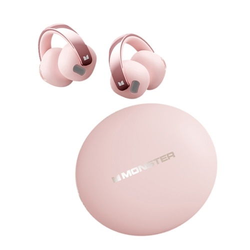 MONSTER XKT30 Wireless Ohr-Clips Kopfhörer Leichtgewichtige echte Open-Ear-Kopfhörer Geräusche Stornieren BT 5.4 Wireless Ohrhörer Sport Kopfhörer mit Mikrofon