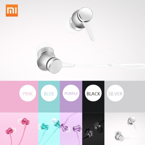

Original Xiaomi In-Ear Earphones Fresh Version 3.5mm Plug Balance Damping System Earbuds Built-in Microphone Answering Calls Headset for Smartphone