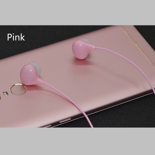 V4S BAYASOLO Stereo In-Ear Earphone Bass Headphone 3.5mm Jack Wired Earbud Volume Control Hands-free Call for Smartphones