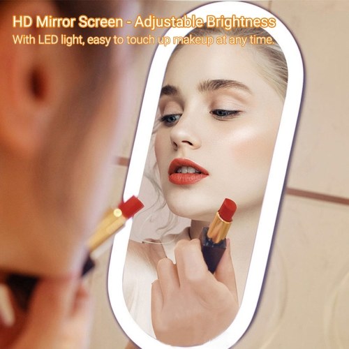 

Multi-function Wireless BT Speaker/Alarm Clock/Make-up Mirror BT2280 with Adjustable LED Light