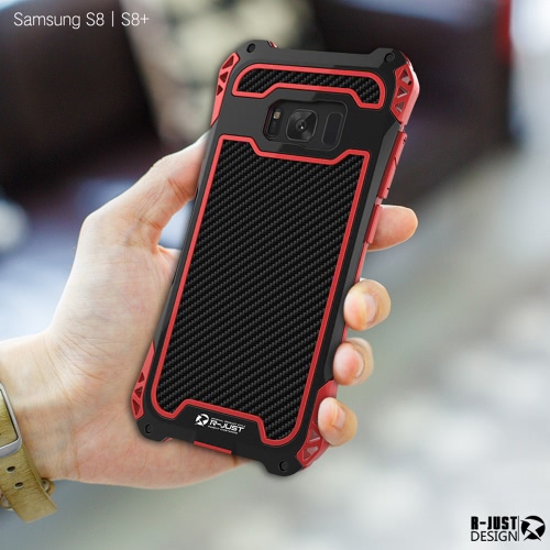 

R-JUST AMIRA Series Metal Tri-proof Phone Case for Samsung Galaxy S8 Plus
