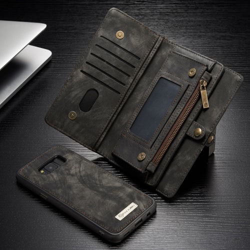 

CaseMe 008 Multi-functional Wallet Phone Case Card-slot Protective Cover for 5.8 Inches Samsung Galaxy S8 Eco-friendly Stylish Portable Anti-scratch Anti-dust Durable