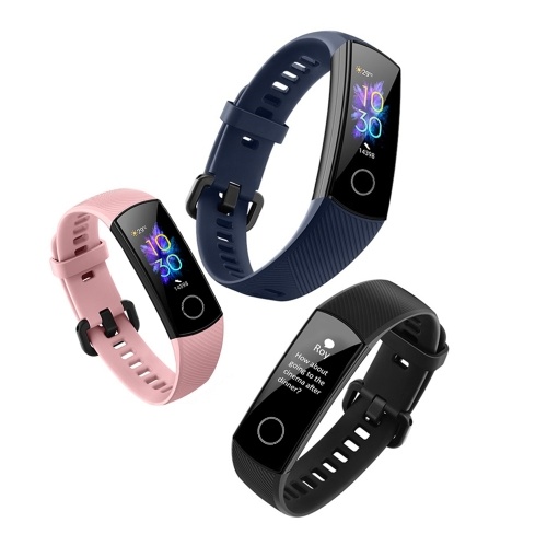 

Смарт-часы HONOR Band 5 с большим 0,95-дюймовым цветным дисплеем AMOLED