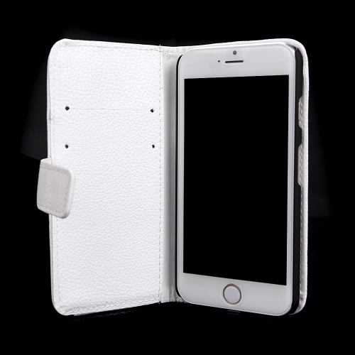 

Fashion Flip PU Leather Bling Flower Wallet Protective Case Cover with Card Holder for iPhone 6 Plus