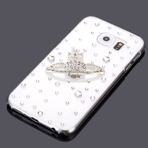 Moda ultrafinos de plástico leve Bling pára-choques Shell caso traseira tampa protetora para Samsung Galaxy S6