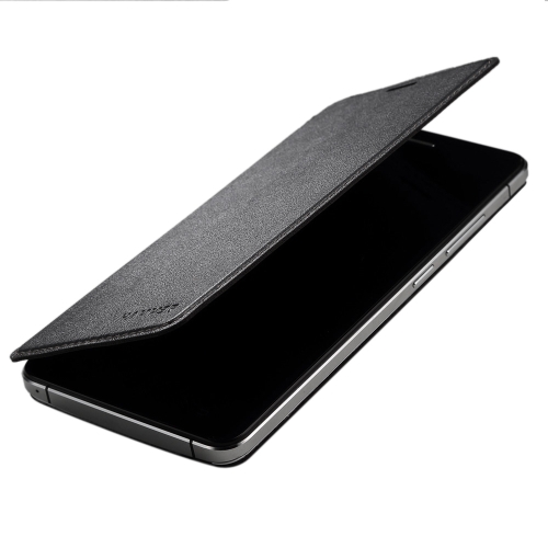 UMI Moda Funda Cubierta Protectora del Tirón de Cuero de PU para UMI Hammer Smartphone (Negro)