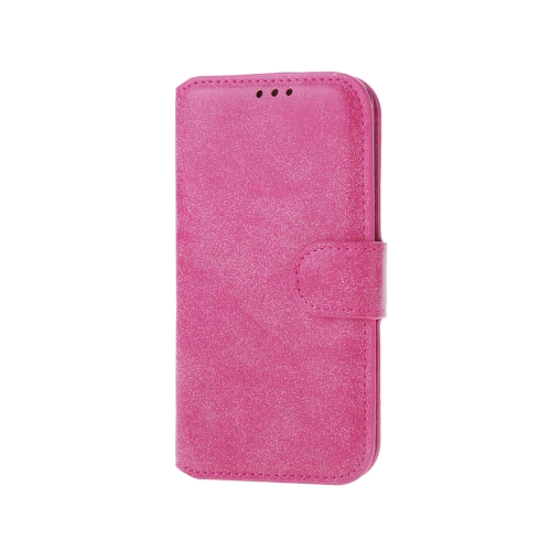 Cartera de Mujer/Funda Carcasa Dura de Moda de PU para Móviles de Samsung Galaxy S6 (Rosa)