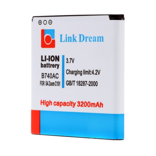 Link Dream 3.7V 3200mAh Batería Li-ion Recargable Reemplazo para Samsung SIV Zoom / C101 / C1010