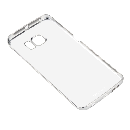 G-Fashion Luxus Bright Bling Transparent zurück Fall mit Metall Rahmen für Samsung Galaxy S6 Rand