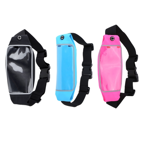 

Casual Waist Sport Running Pouch Pack Bag Sweatproof Purse Mobile Phone Wallet Zipper Case Holder with Belt for 5"-6" Mobile Phones iPhone6 Plus Samsung Note3 Note4