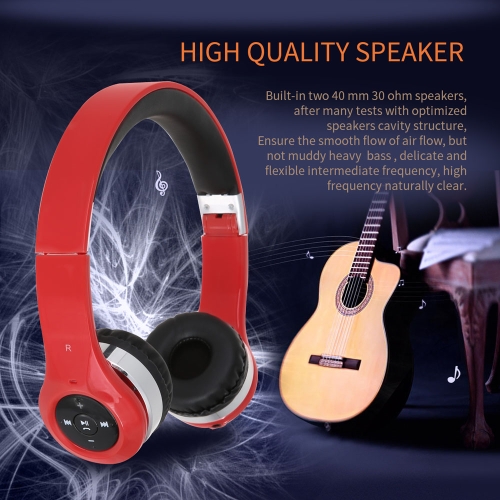 

New Bee Wireless BT Stereo Earphone Headphone Stretchable Foldable Headset with Microphone Redial/Answer/Reject/End Calls